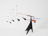 Blue Feather, c.  1948.  Alexander Calder.  Sheet metal, wire, and paint.  42 x 55 x 18 inches.  Calder Foundation, New York.  © 2014 Calder Foundation, New York/Artists Rights Society (ARS), New York, photo: Calder Foundation, New York/Art Resource, NY.