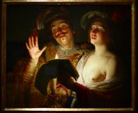 Gerrit van Honthorst, "The Duet," 1624, sold for $3.37 million on June 5.