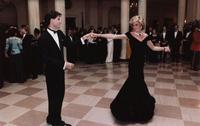 Princess Diana dancing with John Travolta.  Courtesy of Waddington's