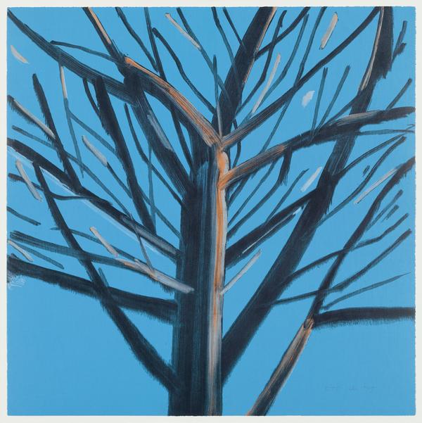 Alex Katz Tree 8 Woodcut.  