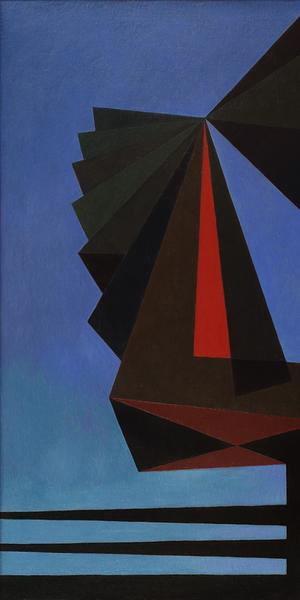 La noche (The Night), 1970, oil on canvas, 40 x 50″​, ​Rafael Soriano Family Collection