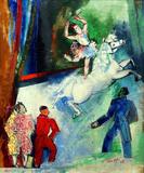 Le Cirque by Jean Dufy.  Oil on canvas, signed 'Jean Dufy 28' (lower right).  25.5 inches x 21 inches from Linda Bernell Gallery.