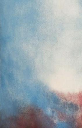 Norman Lewis (1909-1979), Blue Red (detail), 1963, oil on canvas, 64" x 49 1/2", signed and dated