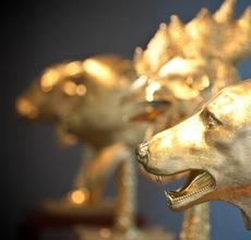 Ai Weiwei’s Circle of Animals/Zodiac Heads: Gold at the Longhouse Reserve in East Hampton, NY