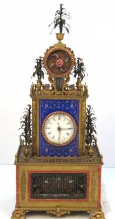 This rare 19th century clock, originally made for the Chinese Imperial market, sailed past its pre-sale estimate of $20,000-$30,000 to realize $526,750.