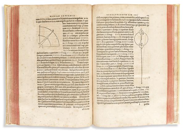 Nicolaus Copernicus, De Revolutionibus Orbium Coelestium, second edition, Basel, 1566.  Estimate $60,000 to $80,000.