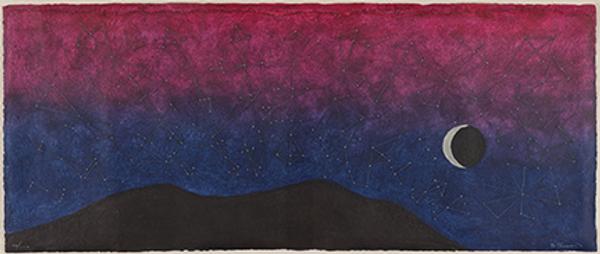 Rufino Tamayo, Galaxia, color mixografía, 1977.  Estimate $10,000 to $15,000.