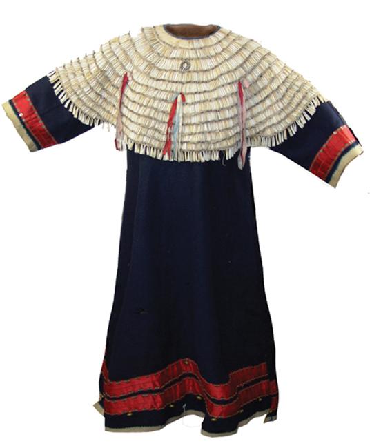 This rare, circa-1900 Sioux dentalium (tooth shell) and tradecloth dress sold for $7,475 at Allard Auctions' Big Spring Phoenix auction event, held March 7-8 in Mesa, Ariz.