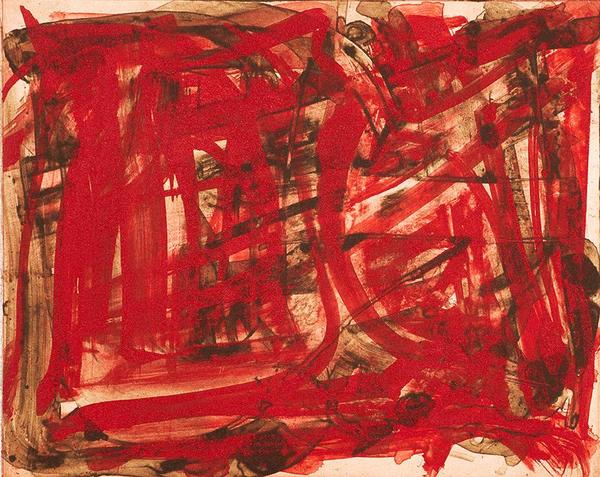 Louise Fishman, Grey Red, 2005, Estimate: $1,000 – 2,000