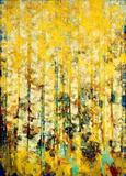 Golden Woodland by SUSAN SWARTZ, 2009, 62 x 86, at National Museum of Women in the Arts.