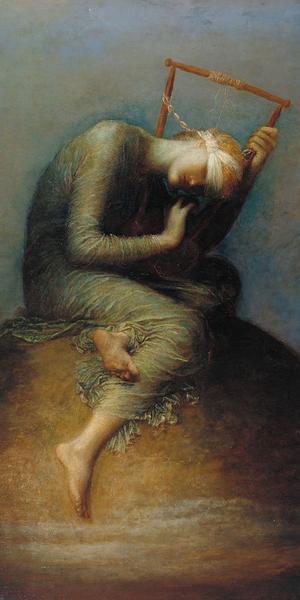 Second version of Hope, 1886, by G.F.  Watts