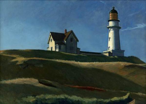 Edward Hopper, Lighthouse Hill, 1927, oil on canvas, Dallas Museum of Art, gift of Mr.  and Mrs.  Maurice Purnell, 1958.9; Winold Reiss.