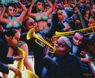 Archibald J.  Motley Jr.  (1891–1981) Hot Rhythm, 1961 Oil on canvas © Valerie Gerrard Browne Collection of Mara Motley, MD, and Valerie Gerrard Browne