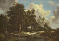 Jacob van Ruisdael, Edge of a Forest with a Grainfield, c.  1656.  Oil on canvas, 41 x 57 ½ in.  (103.8 x 146.2 cm)