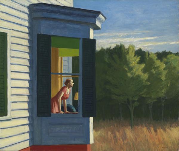 Edward Hopper's Cape Cod Morning (1950).