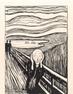 The Scream by Edvard Munch, 1895.  Lithographic crayon and tusche.  Kaare Berntsen.