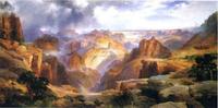 Thomas Moran (1837-1926) The Grand Canyon of the Colorado, signed with conjoined initials and dated 'TMoran./1904.' (lower left), oil on canvas, 29½ x 60 in., fetched $12.5 million at Christie's.