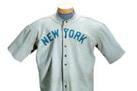 This Babe Ruth jersey sold for a record $4.4 million at SCP Auctions.