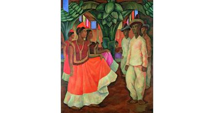 Dance in Tehuantepec (Baile in Tehuantepec), 1928 by Diego Rivera