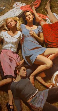 “School of the Americas” by Bo Bartlett is included "The Things We Carry" at the Gibbes Museum.  