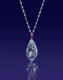 Christie's secured an auction record of HK$86.1 million for a briolette-style diamond necklace.