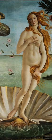 Sandro Botticelli, Birth of Venus.  Uffizzi Gallery.