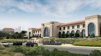 Rendering of the proposed, and turned down, Lucas Cultural Arts Museum for San Francisco's Presidio.