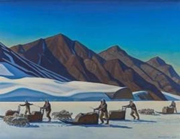 Rockwell Kent’s Polar Expedition, 1944, sold for $605,000.  