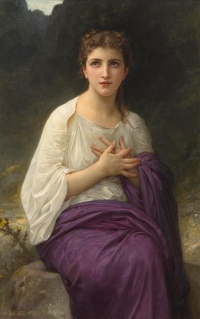 William Adolphe Bouguereau, Psyche, sold for $514,000 at Leslie Hindman Auctioneers.  