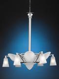 Art Deco chandelier, crafted by Verrerie des Hanots in 1920 ($14,500