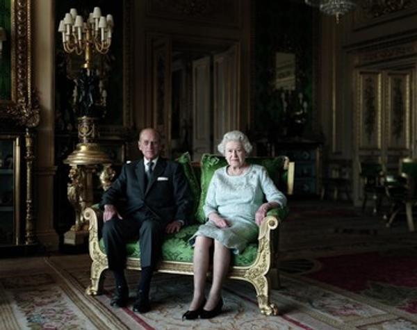 Thomas Struth Queen Elizabeth II & The Duke of Edinburgh, Windsor Castle, 2011 C Print Framed, Edition of 6 (4/6) 163.3 x 206.2cm (unframed) 