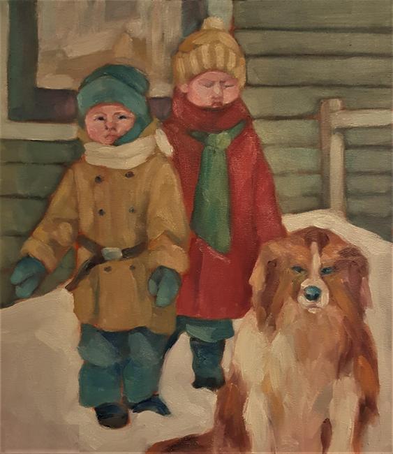 Michael Centrella, Winter Gothic, oil