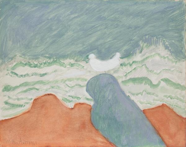 Milton Avery, 'Bird by Wild Sea', 1961