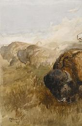 C.  M.  Russell "The Chase" (est.  $250,000-350,000)