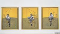 Francis Bacon's "Three Studies of Lucian Freud" brought over $142 million, a world record price at auction for art.