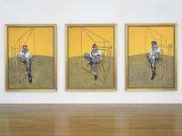 Francis Bacon's "Three Studies of Lucian Freud" brought over $142 million, a world record price at auction for art.