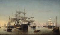 New York Harbor, by Fitz Henry Lane, about 1855.