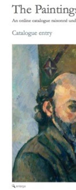 Sample catalogue entry from The Paintings of Paul Cézanne: An Online Catalogue Raisonné.