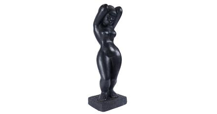 Hayward Oubre, (American, 1916-2006), Eternal Woman, c.  1956, plaster, 30" x 9.4"x 8.4", Provenance: the estate of the artist Exhibitions: Exhibition of Paintings, Sculpture, and Prints, by Negro Artists, Atlanta University Annuals, 1957.  $16,000 - $18,000 