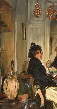 John Singer Sargent (1856-1925), Venetian Tavern, oil on canvas, The James W.  and Frances Gibson McGlothlin Collection