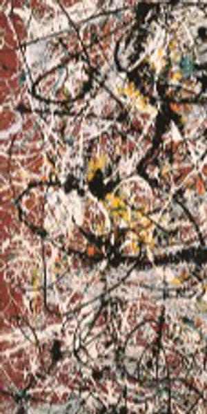 Jackson Pollock's 'Mural on Indian Red Ground.'