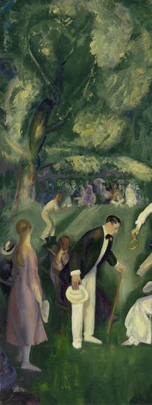 "Tennis at Newport" by George Wesley Bellows