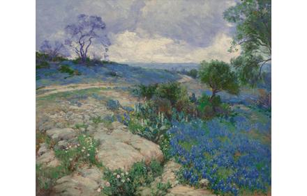 Texas Landscape with Bluebonnets by Julian Onderdonk offered Nov.  7 in Dallas.