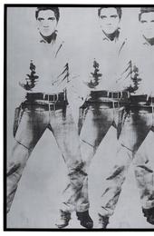 Andy Warhol's "Triple Elvis" and "Four Marlons" are set to be sold at Christie's.