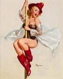 Gil Elvgren fetched $191,200 for his 1956 Fire Belle (Always Ready), one of the master’s greatest works, in Heritage Auctions’ Oct.  22 Illustration Art Signature® Auction.