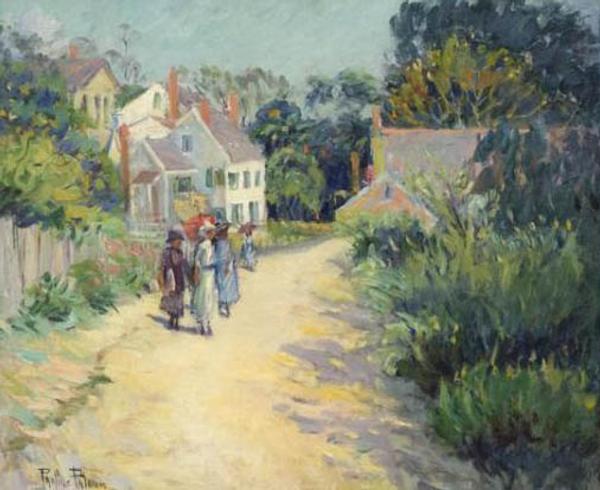 Lady's Sketch Club by Pauline Lennards Palmer (Massachusetts, 1867-1938), sold at Eldred's for $15,600.