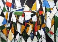 Arthur Pinajian, Untitled #4687, Woodstock, Twin Mountain, 1960, 29 x 40, oil on canvas