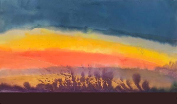 Ronnie Landfield | Light of Freedom | acrylic on canvas | 30 x 51 in.  | FG© 139821