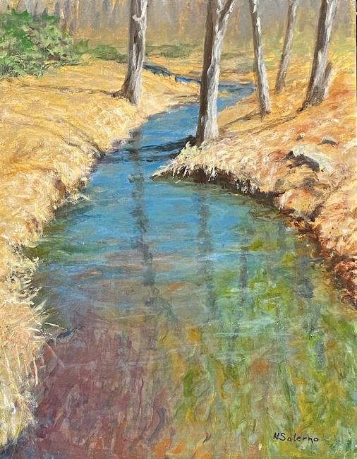 Nick Salerno, Mile Brook, acrylic