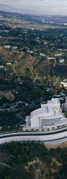 Getty Center in Los Angeles, aerial view